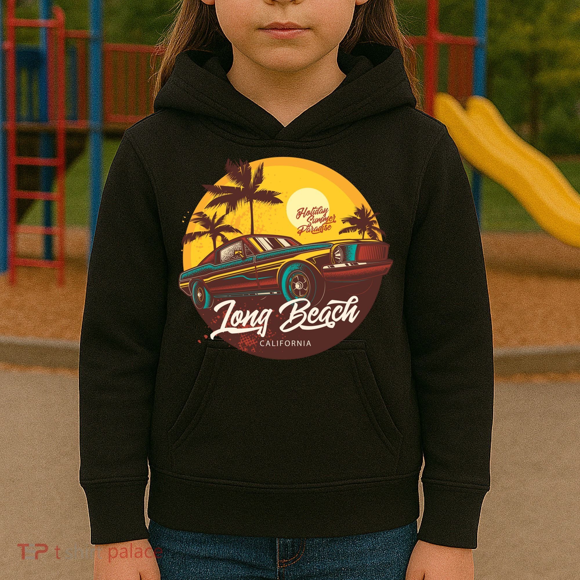 Long Beach California Kids Hoodie