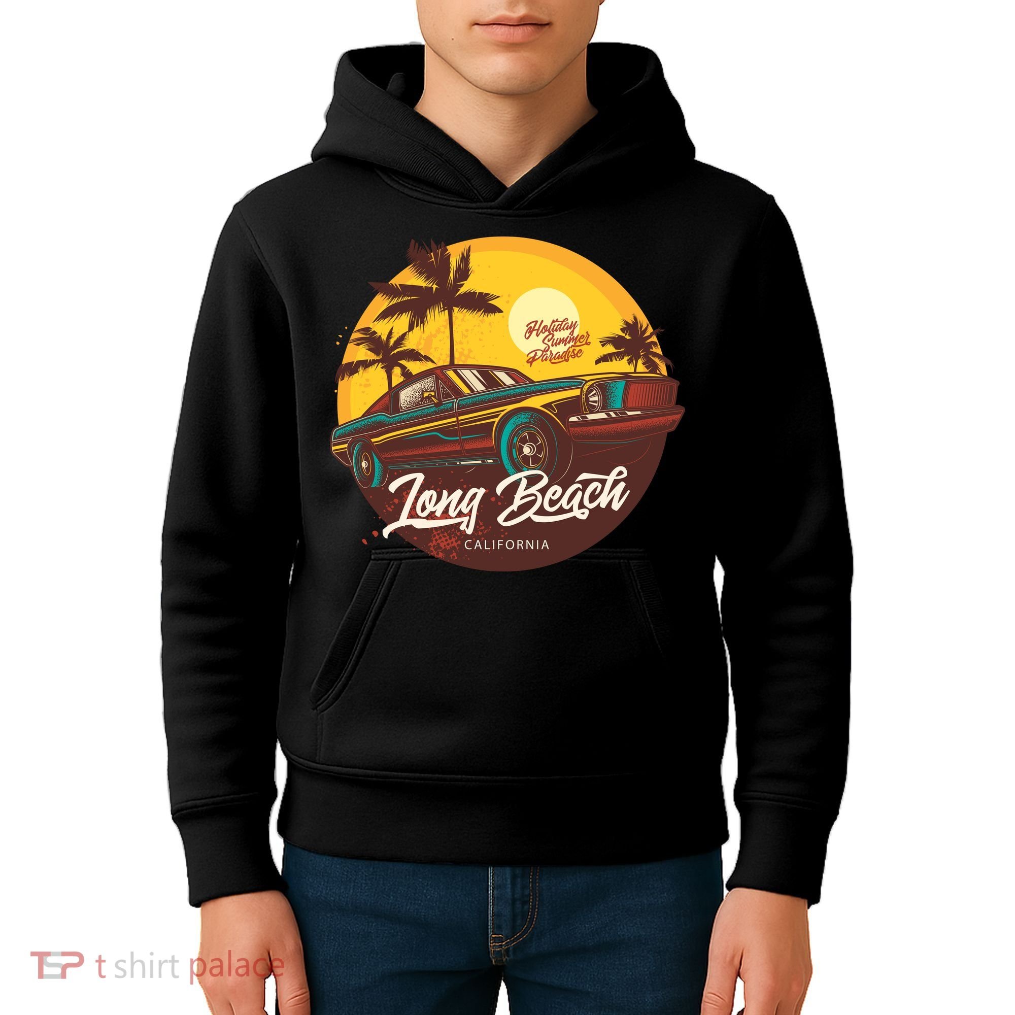 Long Beach California Kids Hoodie