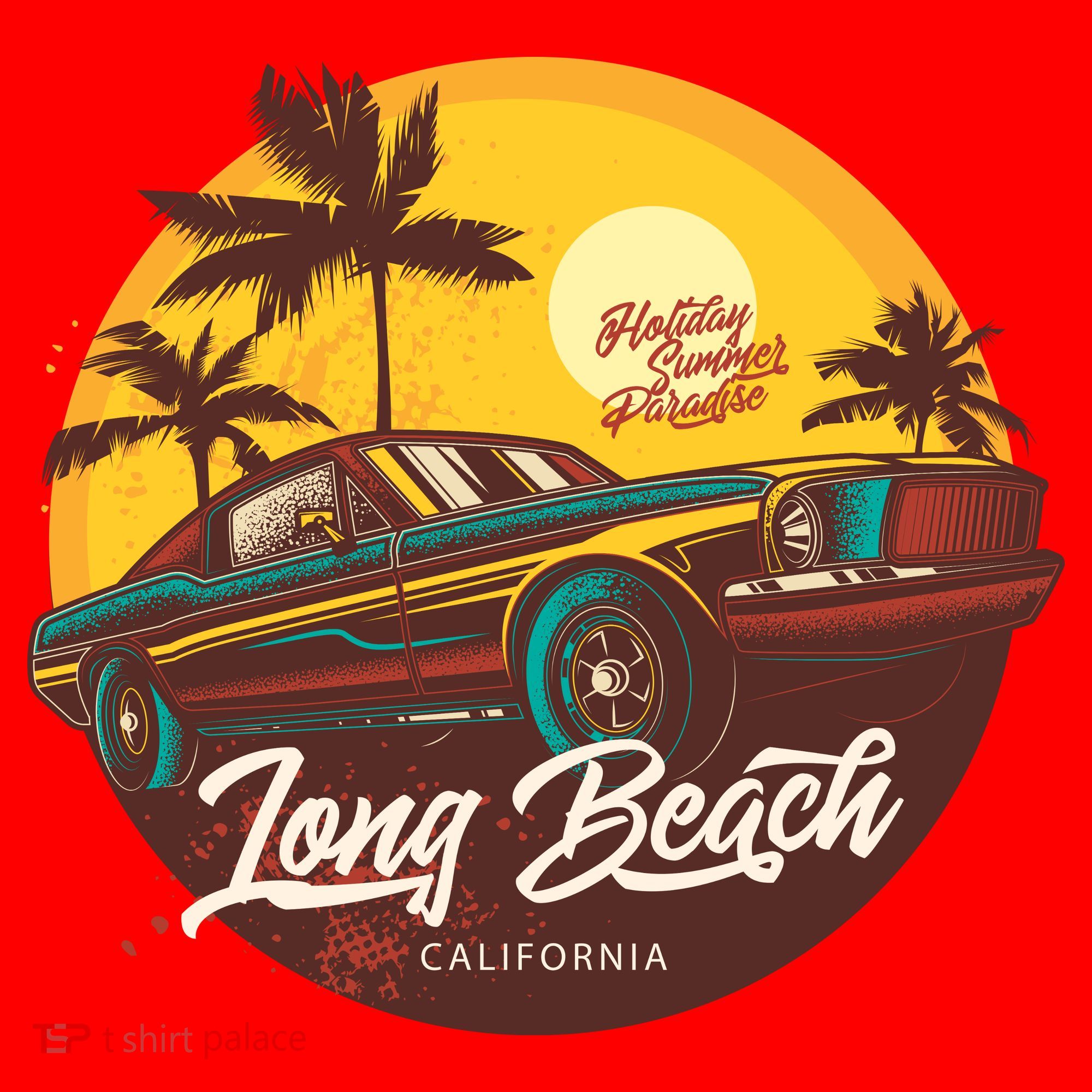 Long Beach California Santa Hat
