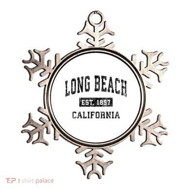 Long Beach California Ca Vintage Established Sports Design Ornament