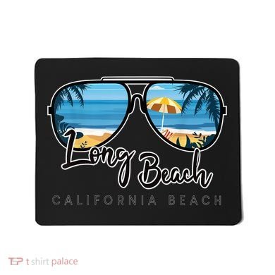 Long Beach California Palm Tree Sunglasses Souvenir Mousepad