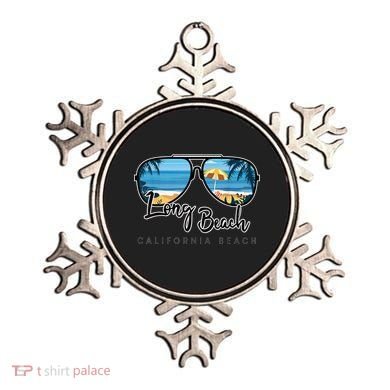 Long Beach California Palm Tree Sunglasses Souvenir Ornament