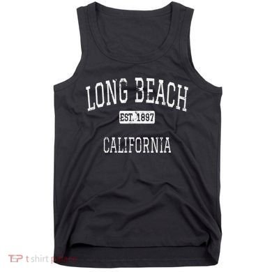 Long Beach California Ca Vintage Tank Top