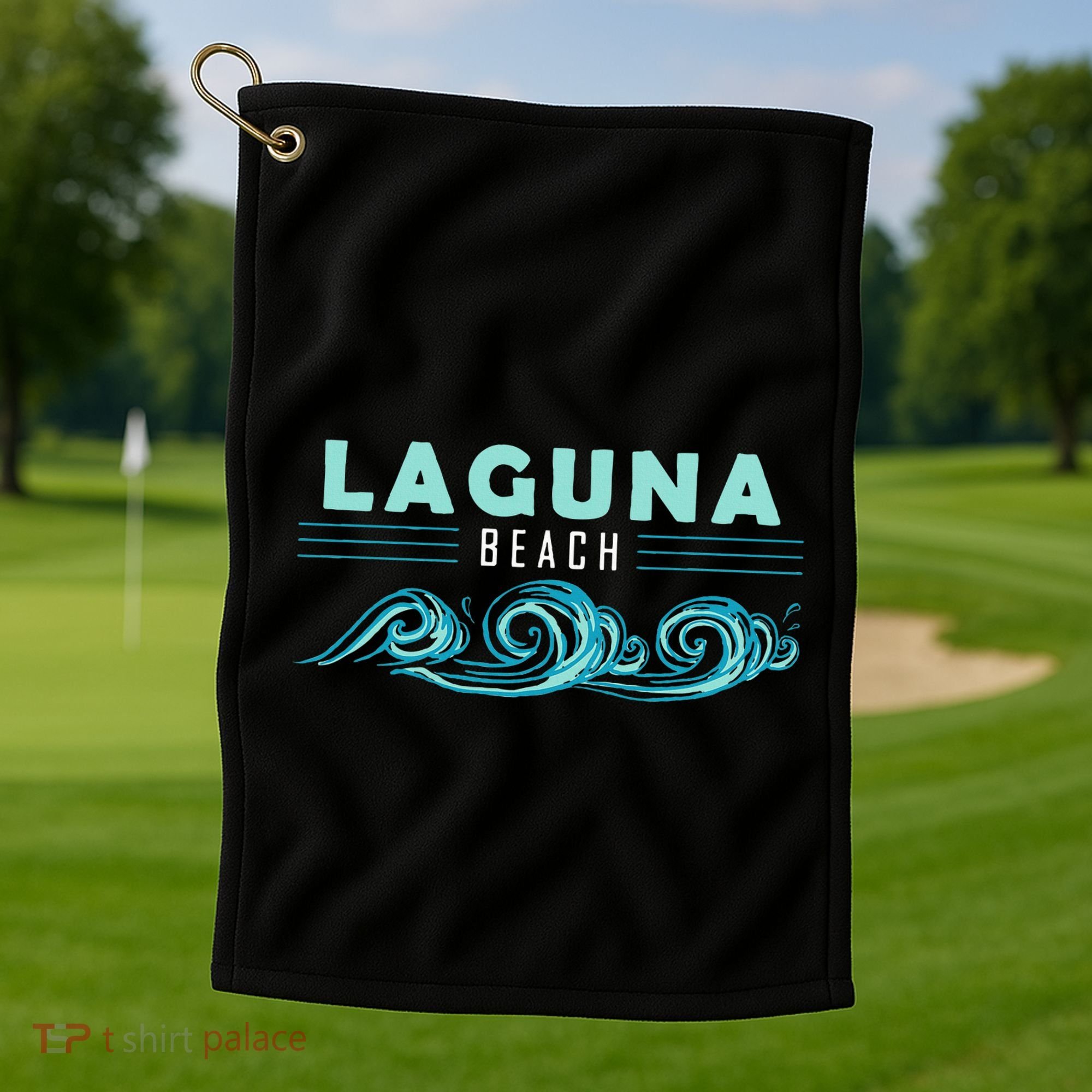 Laguna Beach California Souvenir Golf Towel