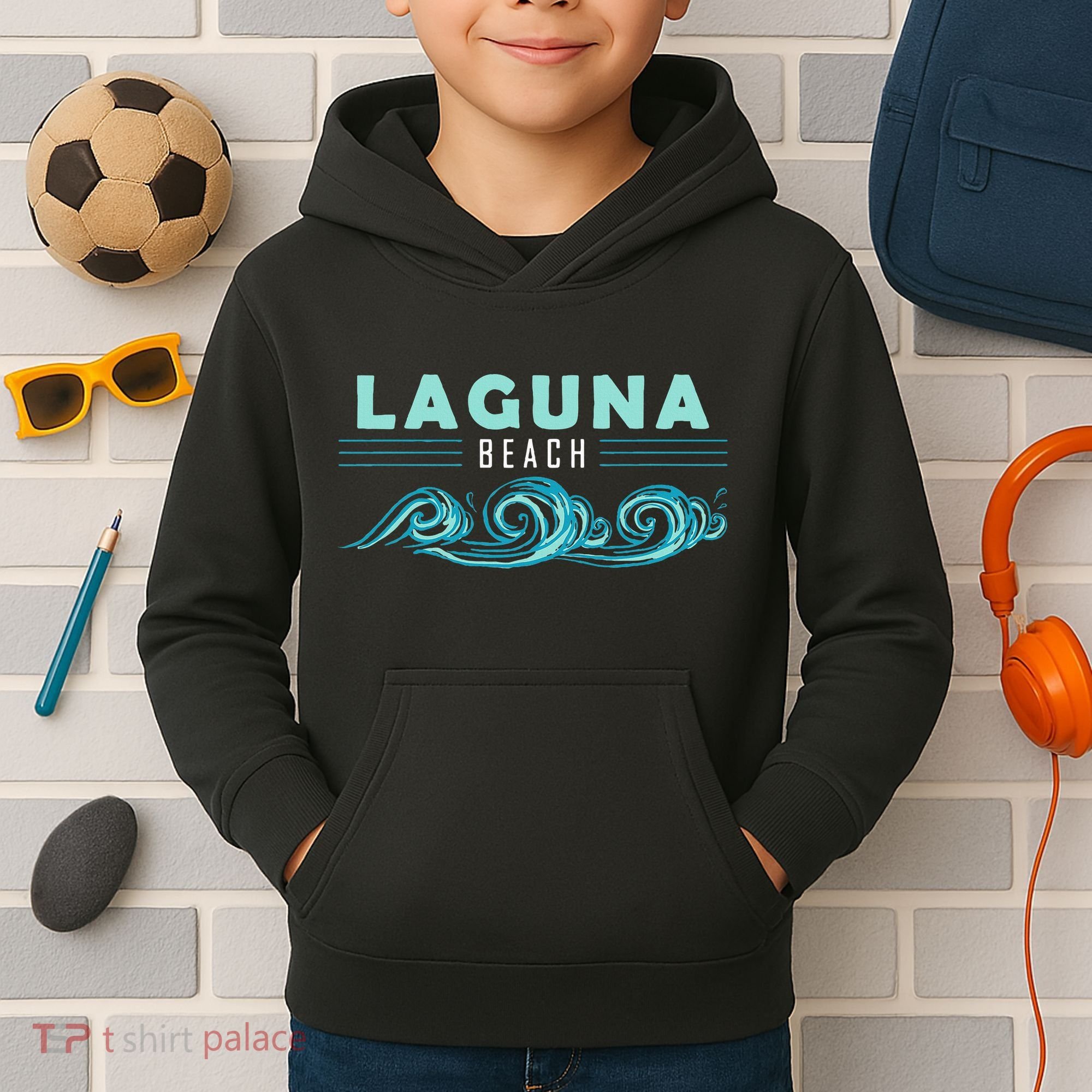 Laguna Beach California Souvenir Kids Hoodie