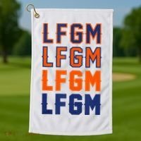 LFGM Baseball Catchers Pitchers LFGM Golf Towel thumb 1