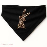Leopard Bunny Cute Gift USA-Made Doggie Bandana thumb 0