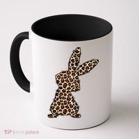 Leopard Bunny Cute Gift Coffee Mug thumb 0