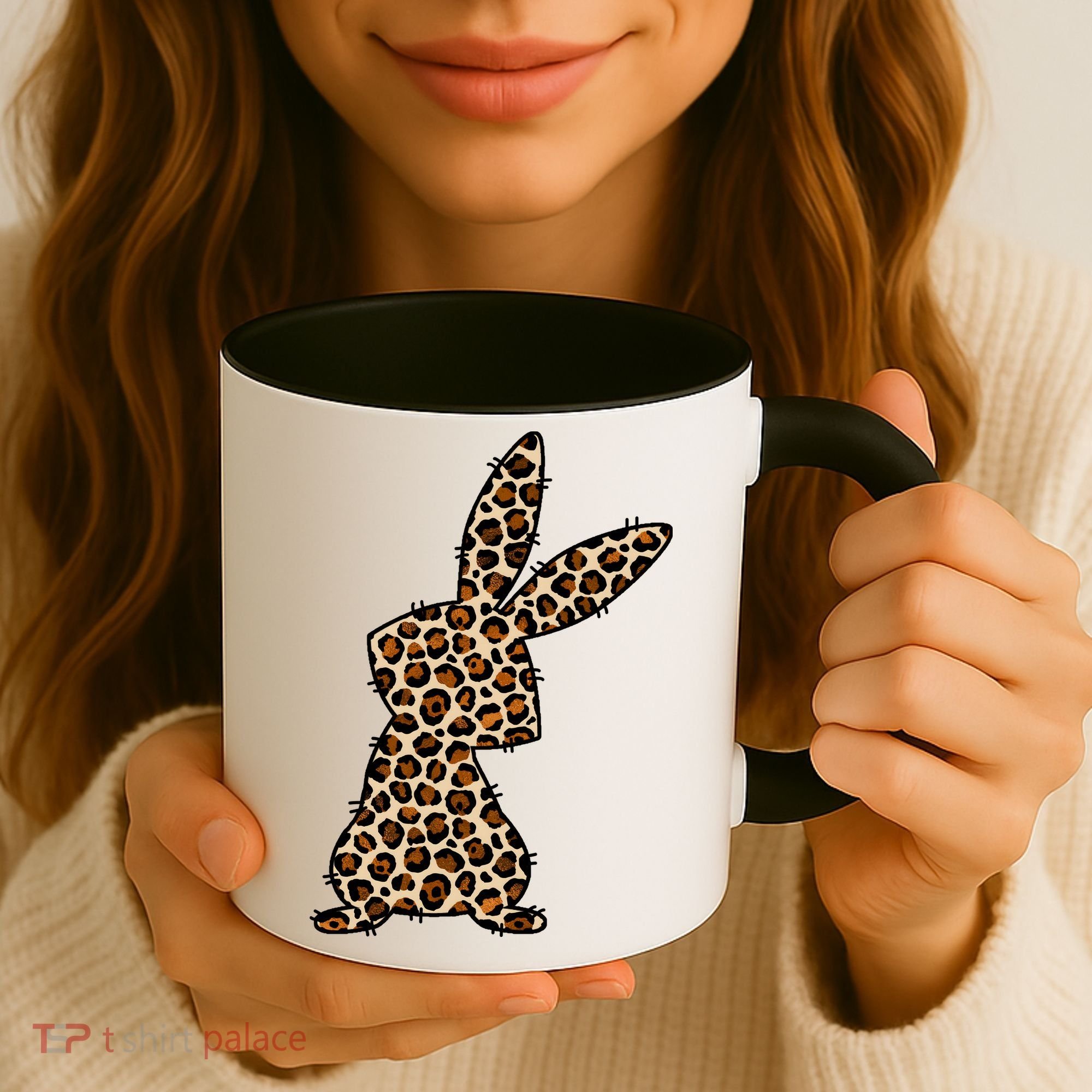 Leopard Bunny Cute Gift Coffee Mug