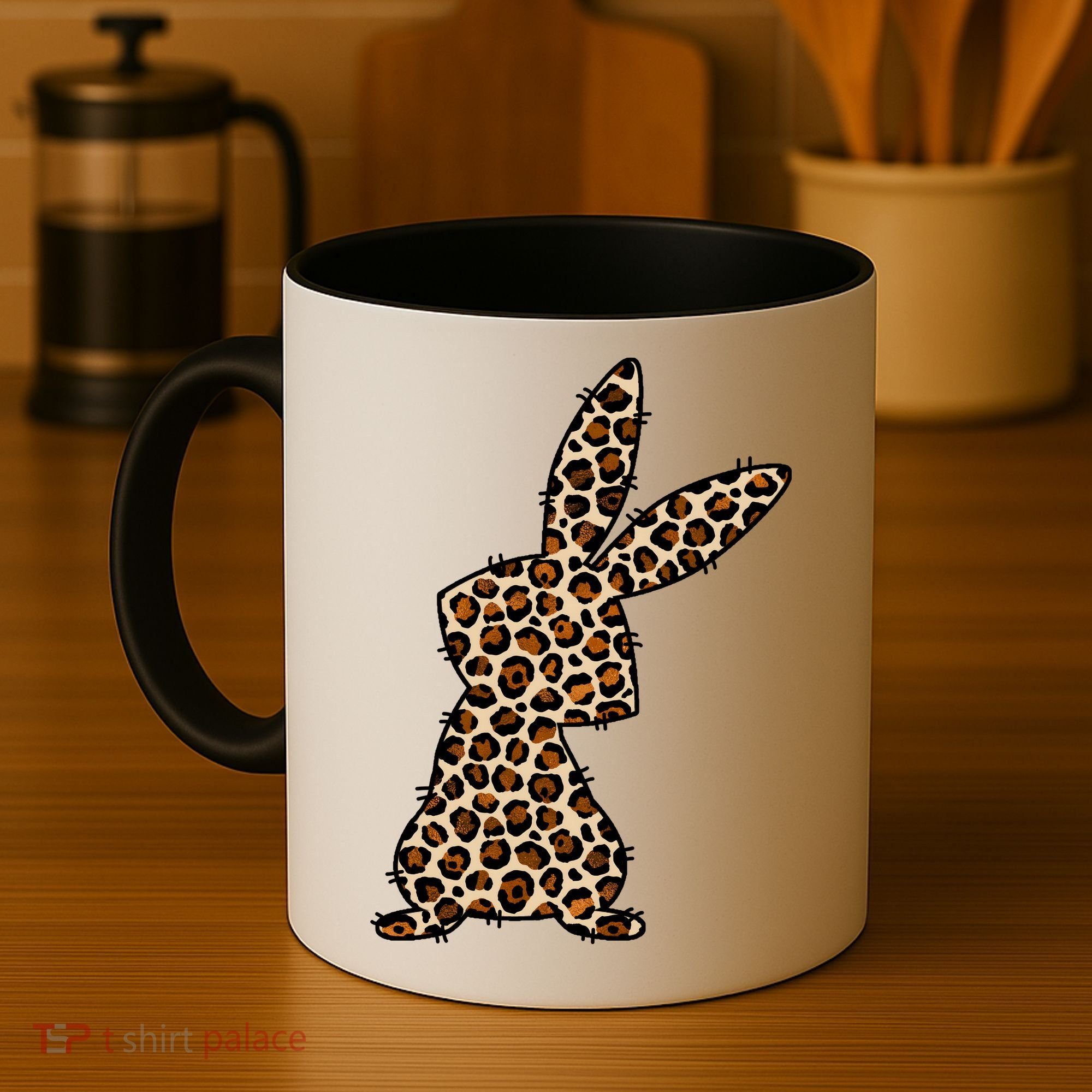 Leopard Bunny Cute Gift Coffee Mug