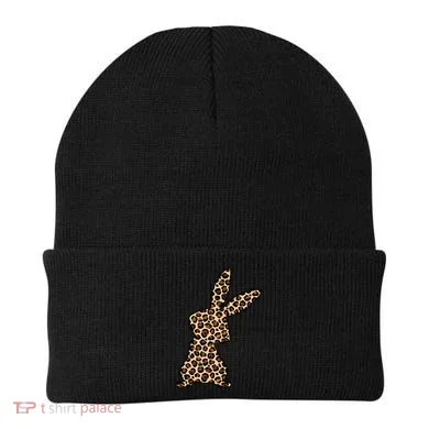Leopard Bunny Cute Gift Beanie