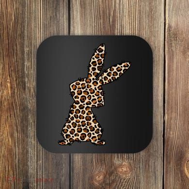 Leopard Bunny Cute Gift Coaster