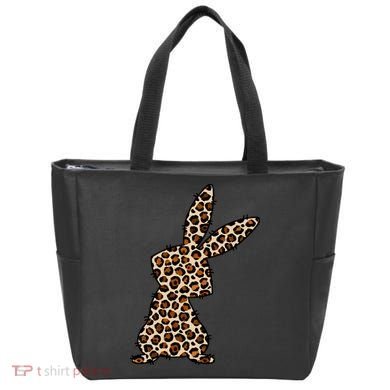 Leopard Bunny Cute Gift Tote Bag