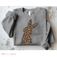 Leopard Bunny Cute Gift Sweatshirt thumb 2