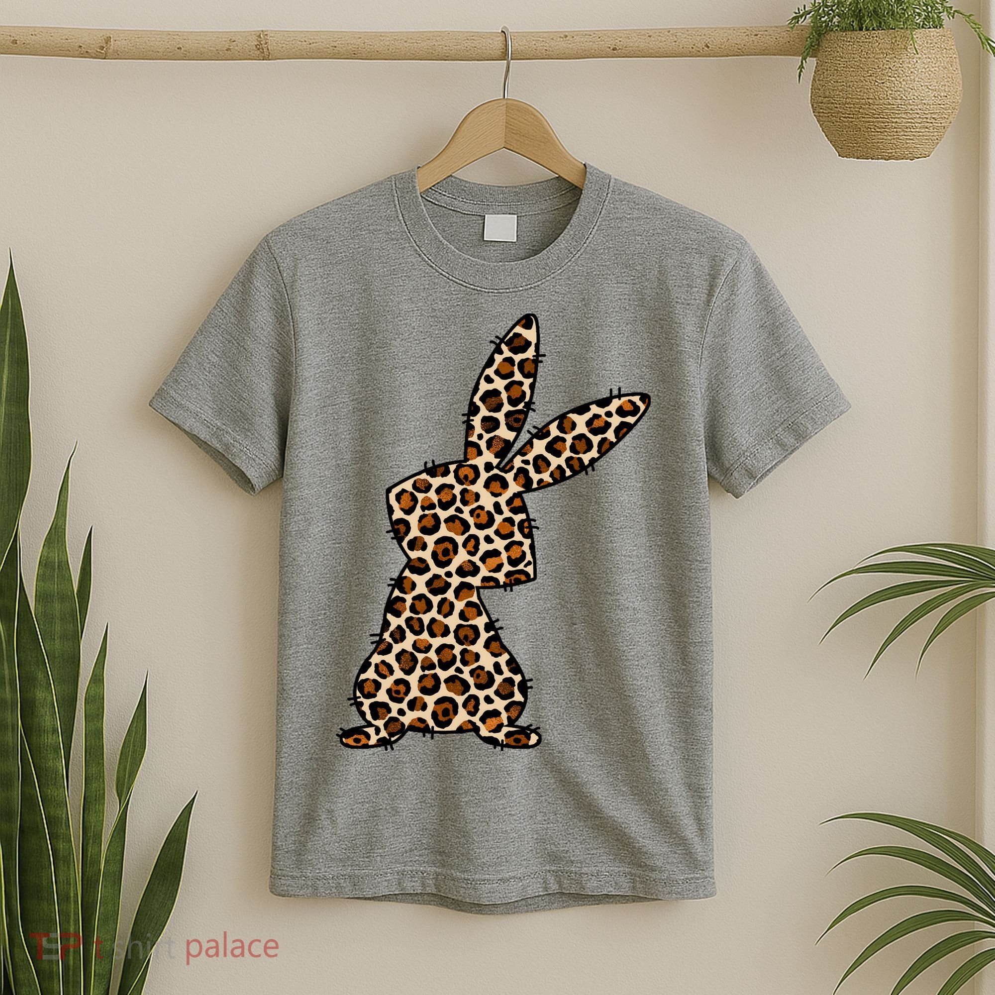Leopard Bunny Cute Gift T-Shirt