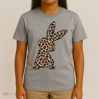 Leopard Bunny Cute Gift T-Shirt thumb 4