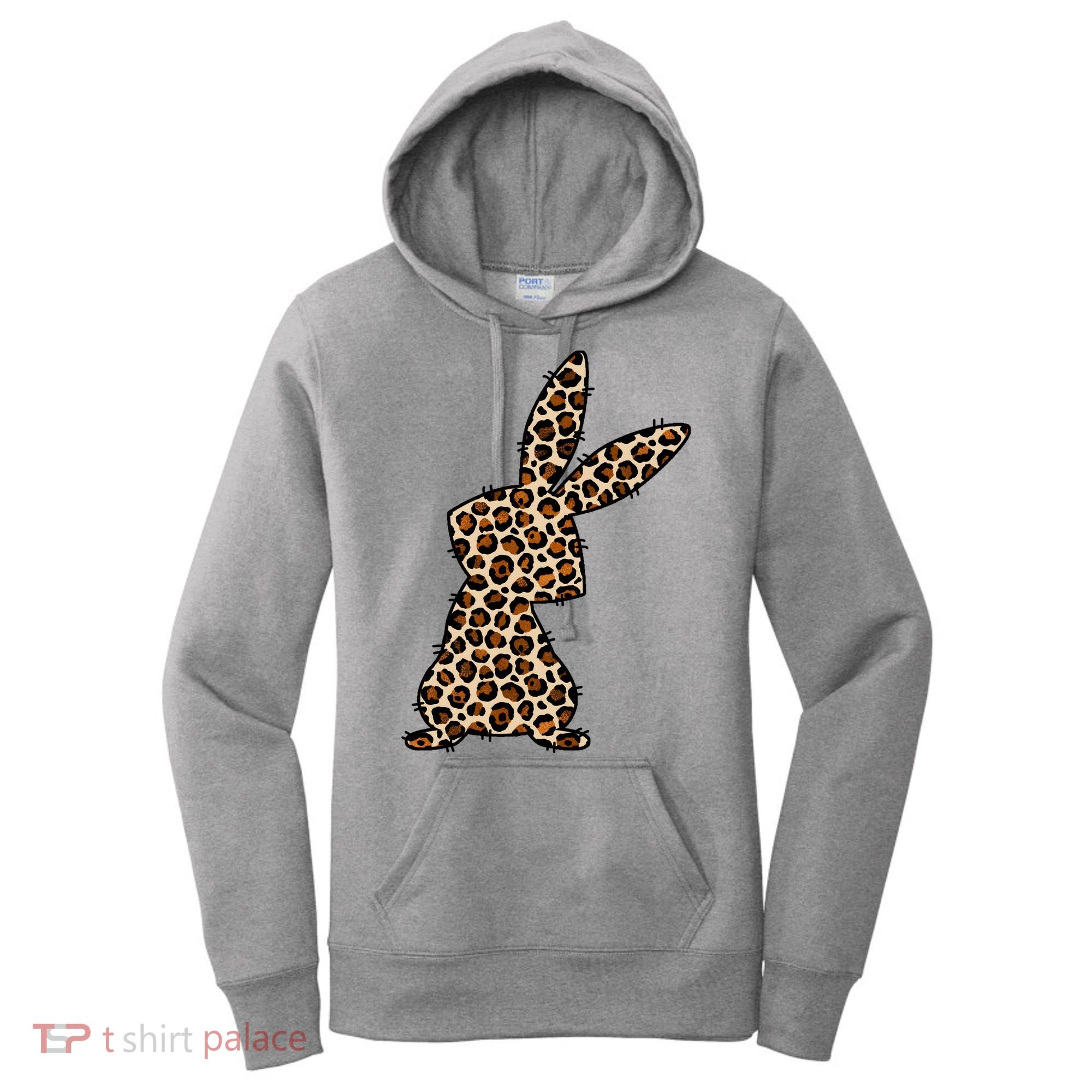 Leopard Bunny Cute Gift Women's Hoodie