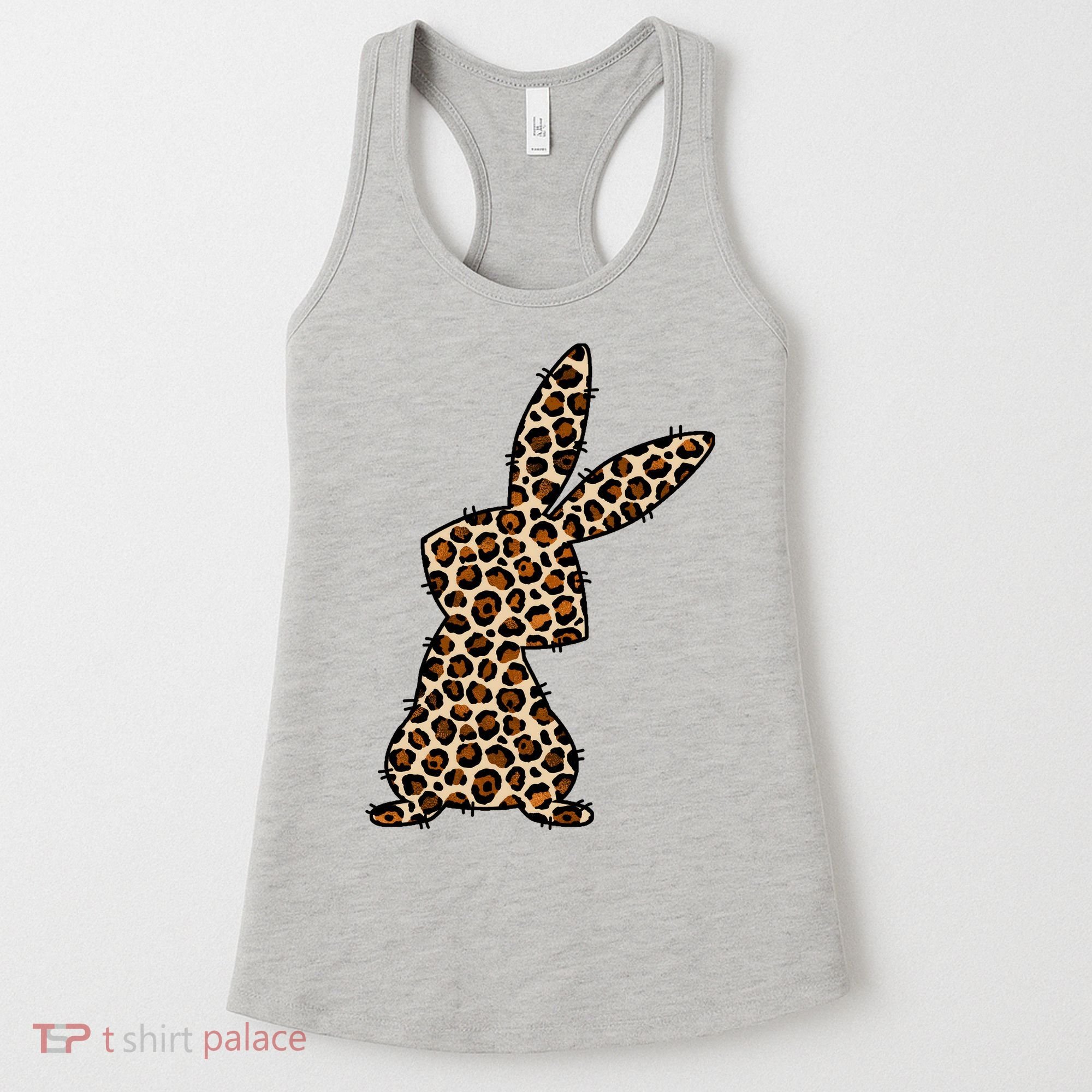 Leopard Bunny Cute Gift Women's Tank Top