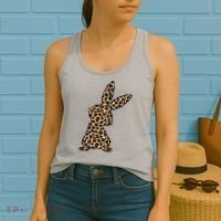 Leopard Bunny Cute Gift Women's Tank Top thumb 2