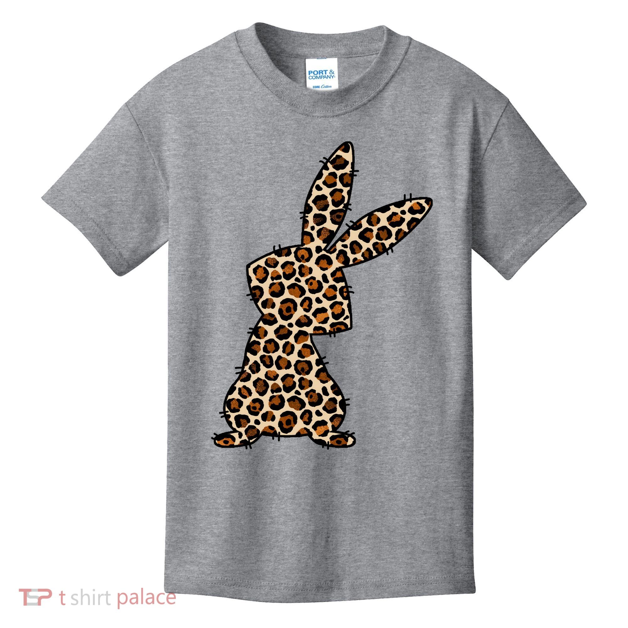 Leopard Bunny Cute Gift Kids T-Shirt