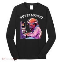 Lucky Buffalo Casino Slot Machine Buffalooooo Gambling Long Sleeve Shirt thumb 0