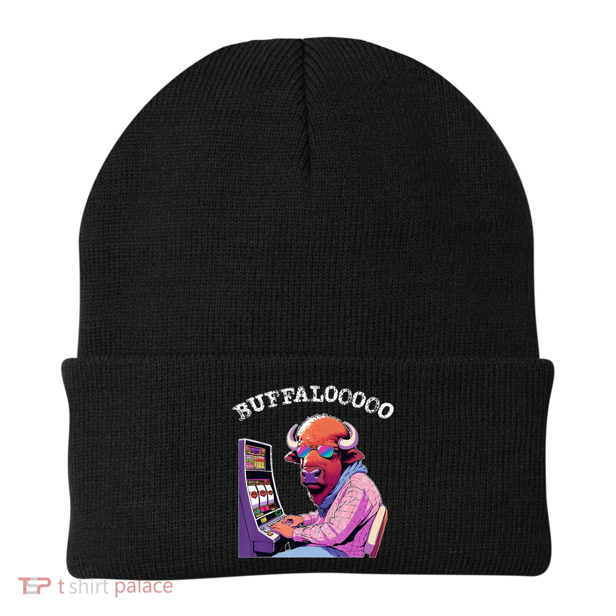 Lucky Buffalo Casino Slot Machine Buffalooooo Gambling Beanie
