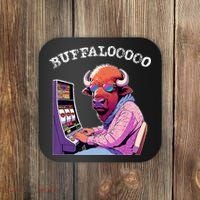 Lucky Buffalo Casino Slot Machine Buffalooooo Gambling Coaster thumb 0