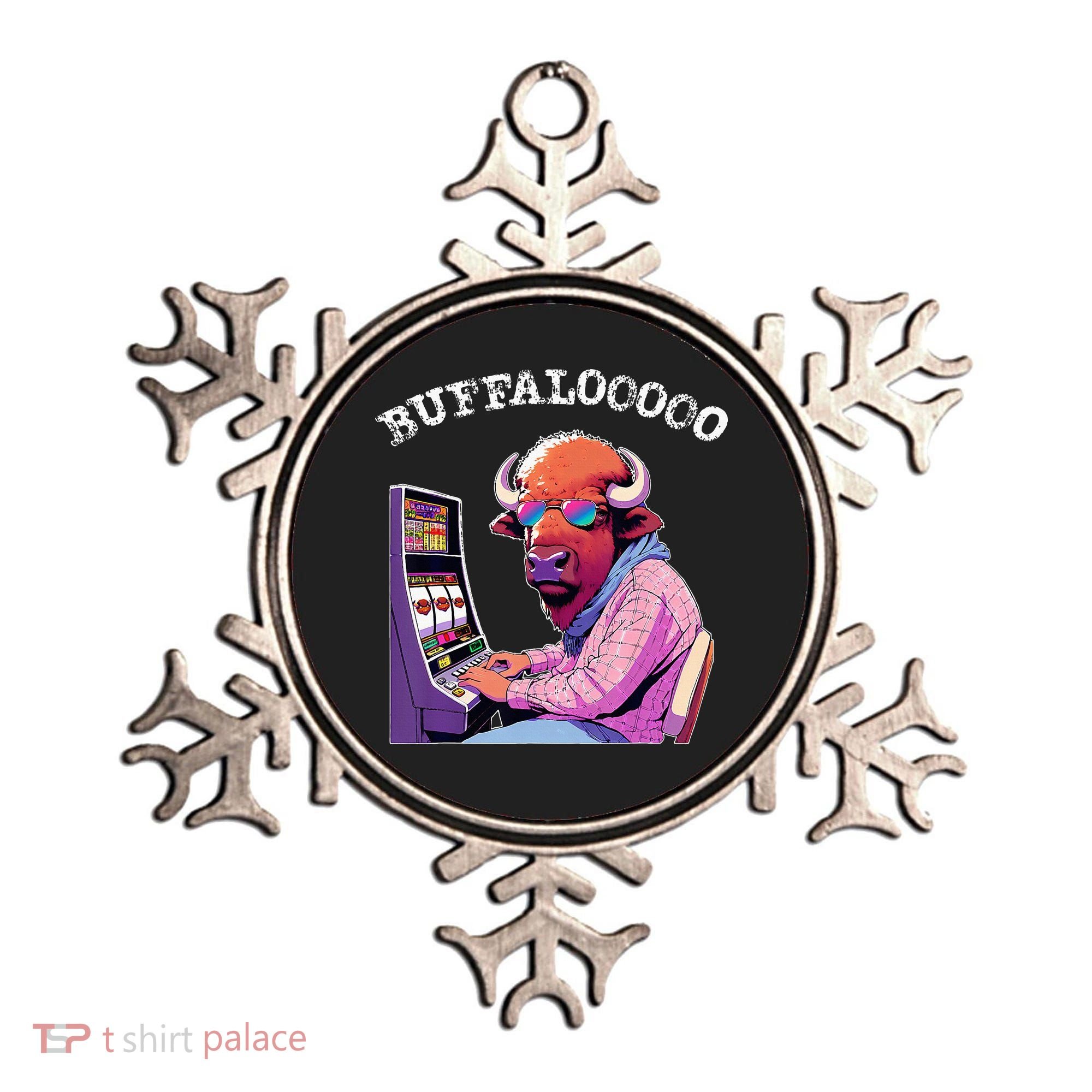 Lucky Buffalo Casino Slot Machine Buffalooooo Gambling Ornament