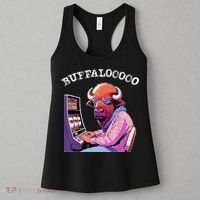 Lucky Buffalo Casino Slot Machine Buffalooooo Gambling Women's Tank Top thumb 3