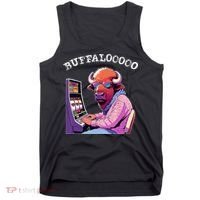Lucky Buffalo Casino Slot Machine Buffalooooo Gambling Tank Top thumb 0