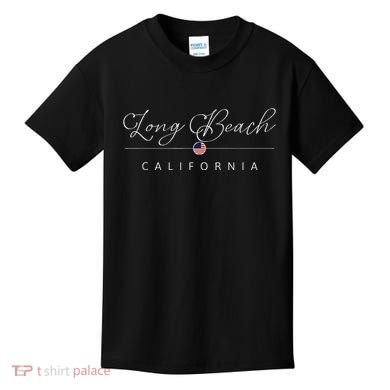 Long Beach California CA On Long Beach Kids T-Shirt