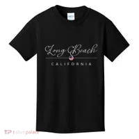 Long Beach California CA On Long Beach Kids T-Shirt thumb 0