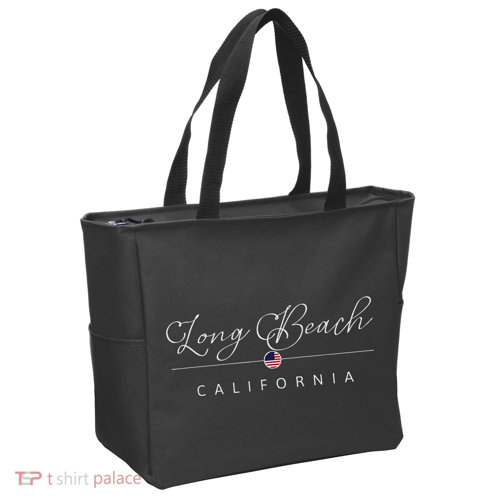 Long Beach California CA On Long Beach Tote Bag