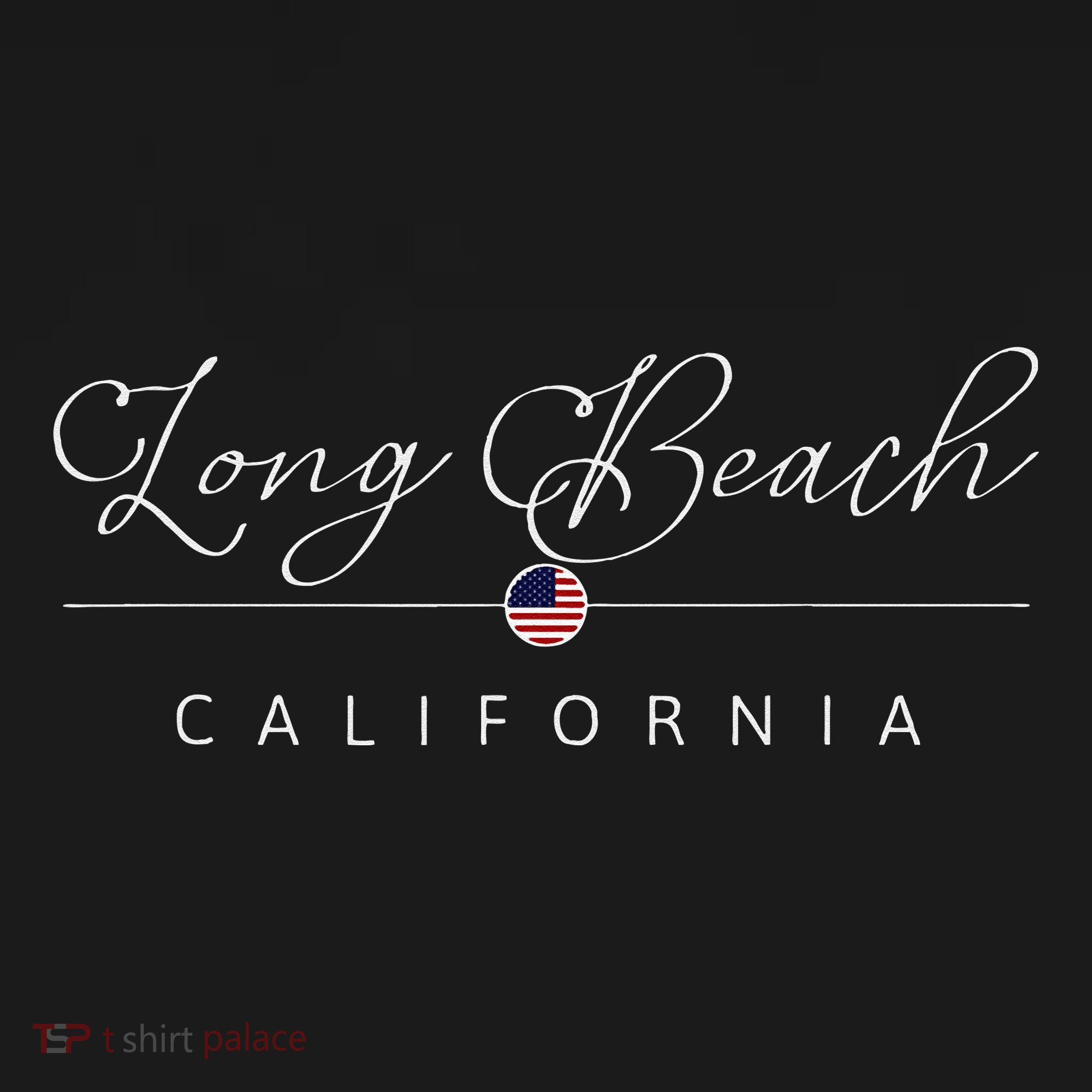 Long Beach California CA On Long Beach Full Zip Hoodie