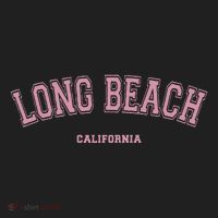 Long Beach California Ca Varsity Style On Long Beach Women's Sweatshirt thumb 2