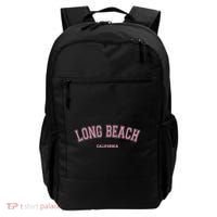 Long Beach California Ca Varsity Style On Long Beach Backpack thumb 0