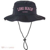 Long Beach California Ca Varsity Style On Long Beach Bucket Hat thumb 0