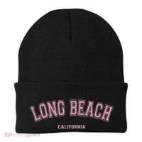 Long Beach California Ca Varsity Style On Long Beach Beanie thumb 0