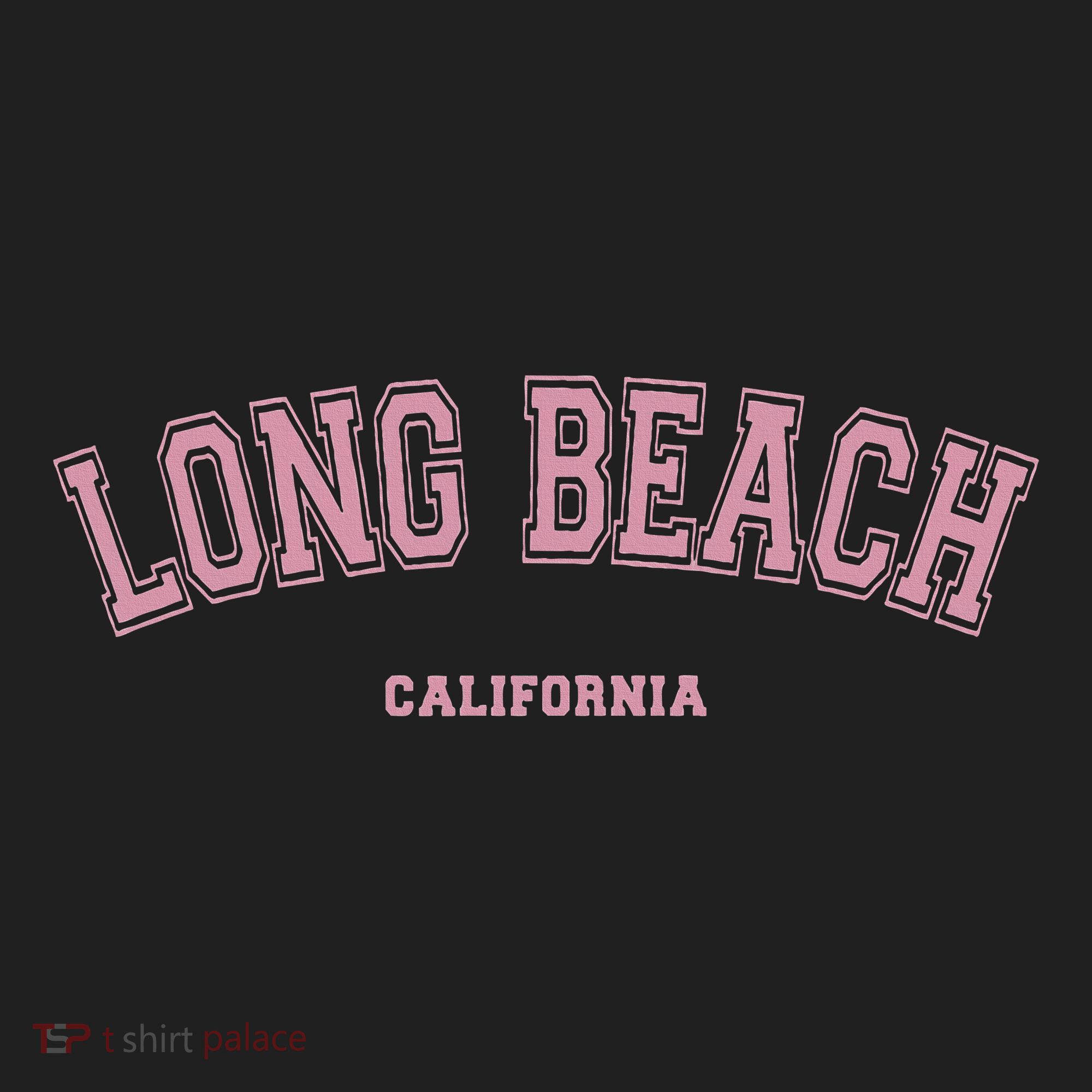 Long Beach California Ca Varsity Style On Long Beach Beanie
