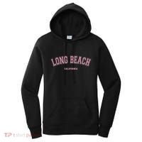 Long Beach California Ca Varsity Style On Long Beach Women's Hoodie thumb 0