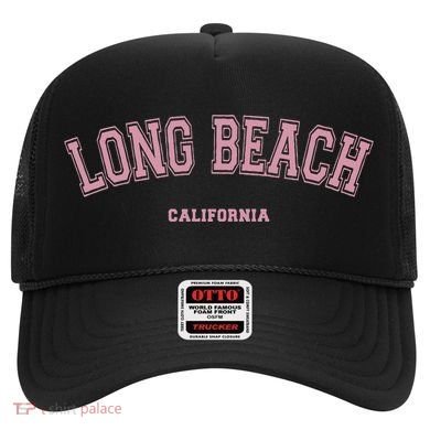 Long Beach California Ca Varsity Style On Long Beach Hat
