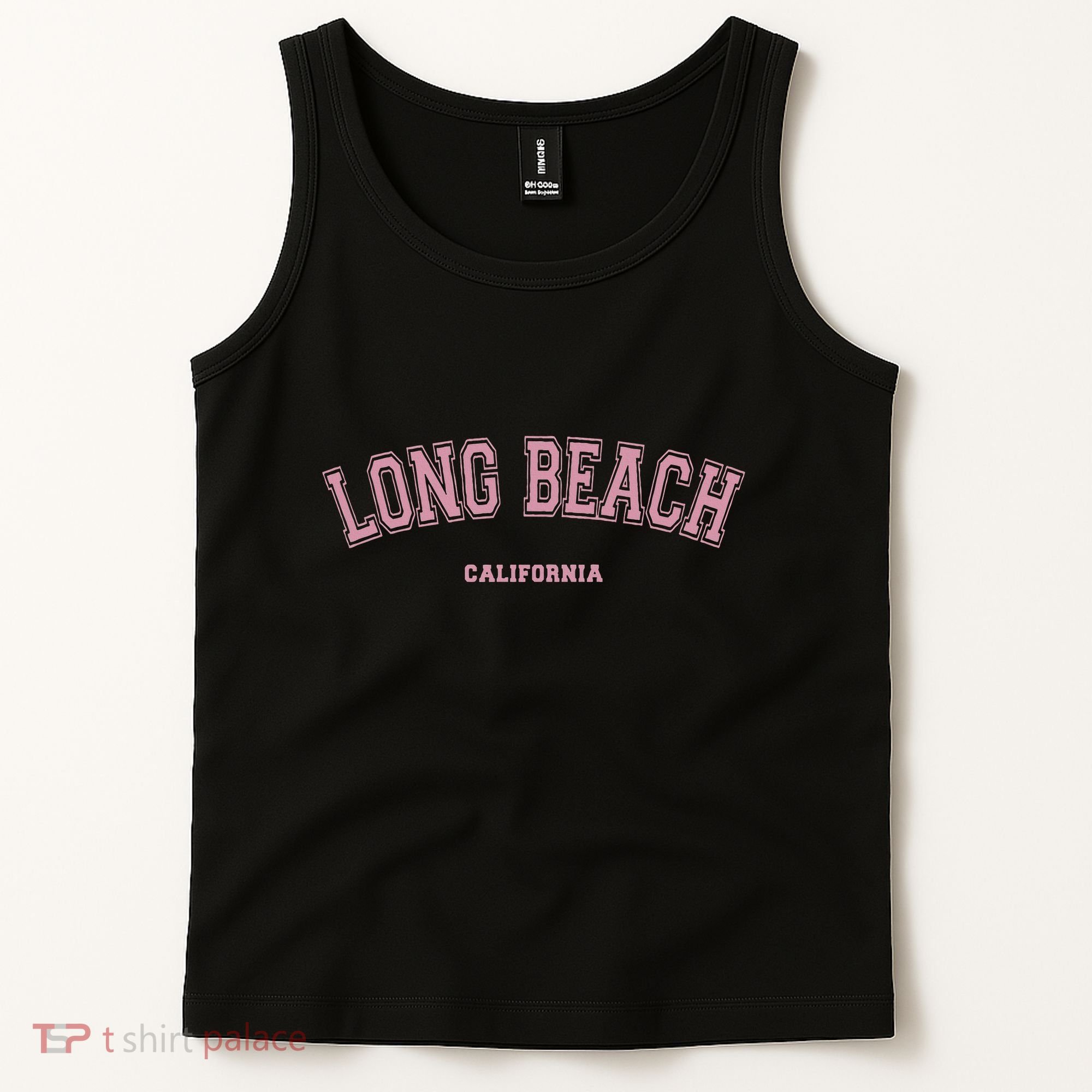 Long Beach California Ca Varsity Style On Long Beach Tank Top