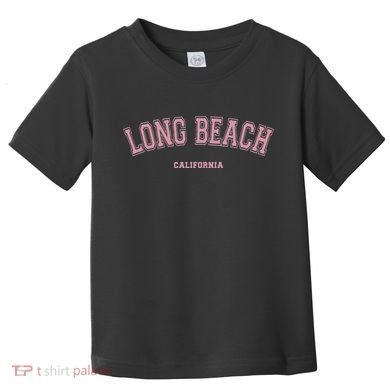 Long Beach California Ca Varsity Style On Long Beach Toddler T-Shirt