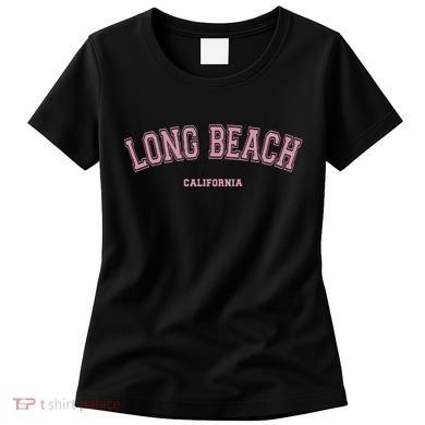 Long Beach California Ca Varsity Style On Long Beach Women's T-Shirt