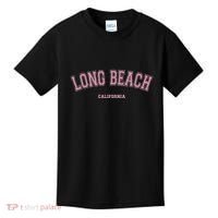 Long Beach California Ca Varsity Style On Long Beach Kids T-Shirt thumb 0