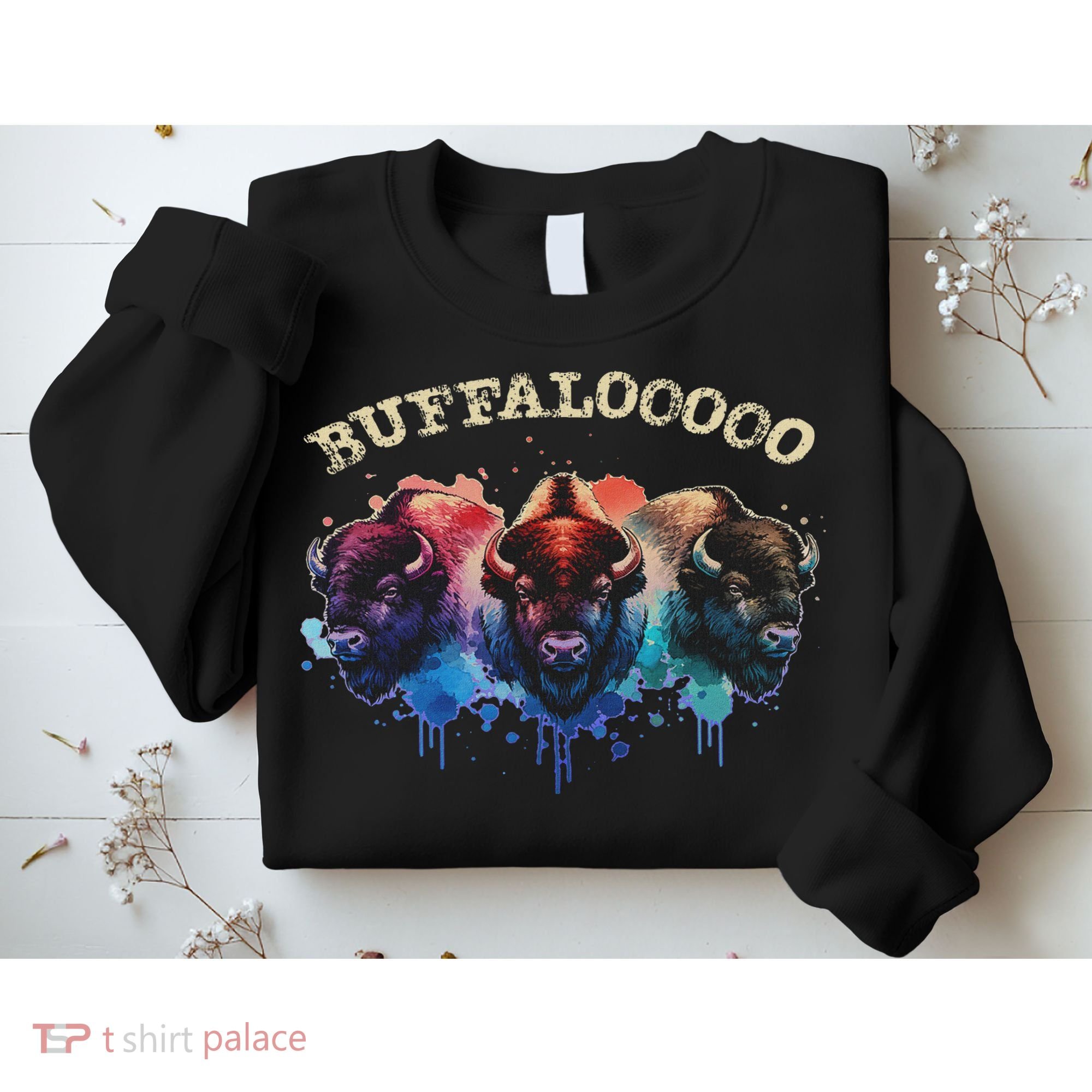 Lucky Buffalo Casino Slot Machine Buffalooooo Gambling Sweatshirt