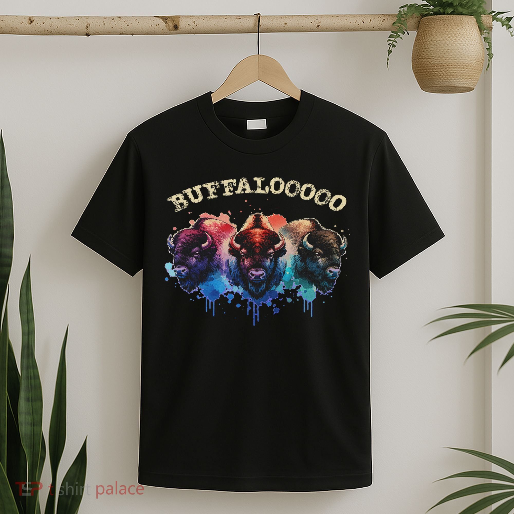 Lucky Buffalo Casino Slot Machine Buffalooooo Gambling T-Shirt