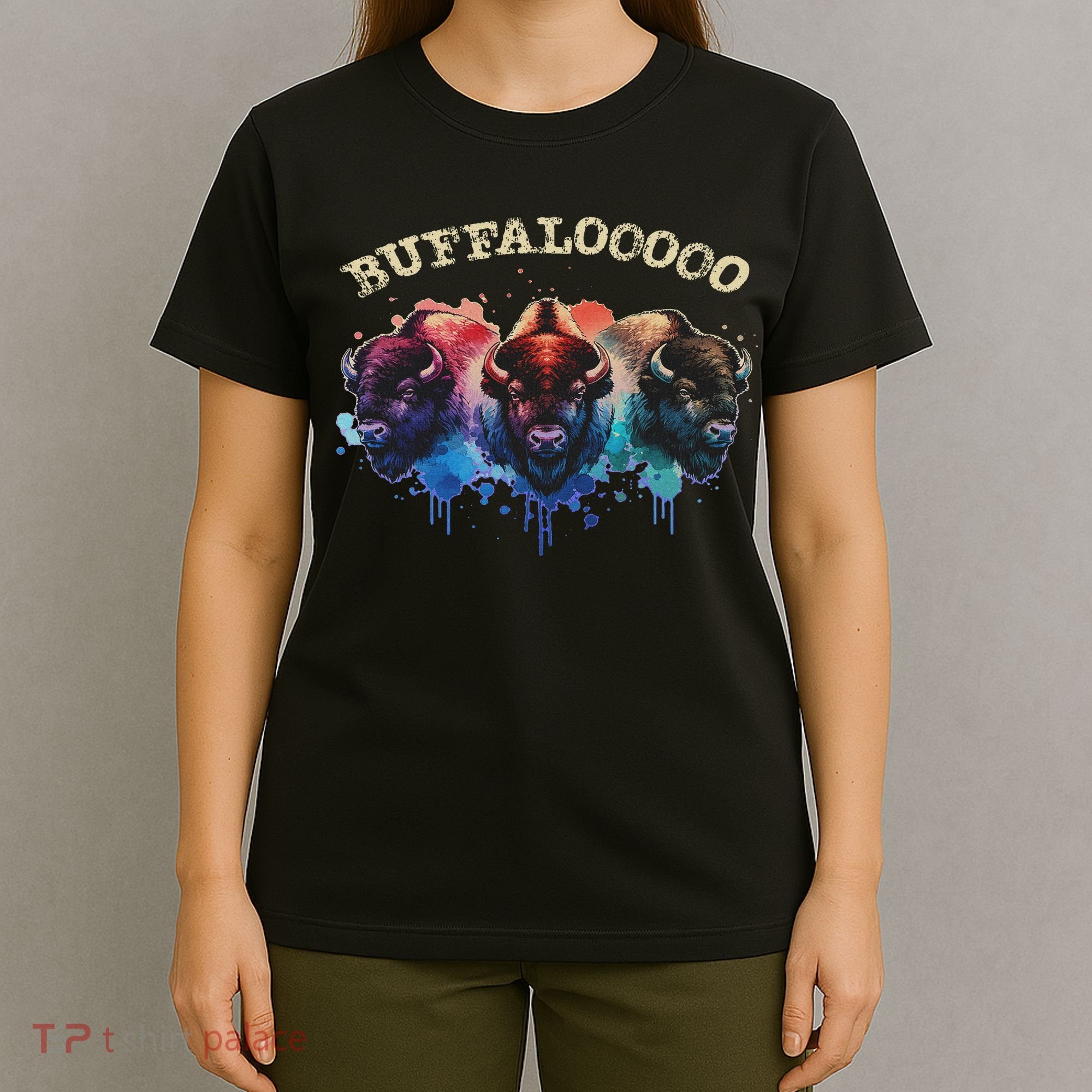 Lucky Buffalo Casino Slot Machine Buffalooooo Gambling T-Shirt