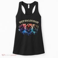 Lucky Buffalo Casino Slot Machine Buffalooooo Gambling Women's Tank Top thumb 0