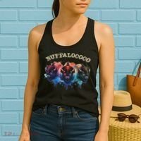 Lucky Buffalo Casino Slot Machine Buffalooooo Gambling Women's Tank Top thumb 2